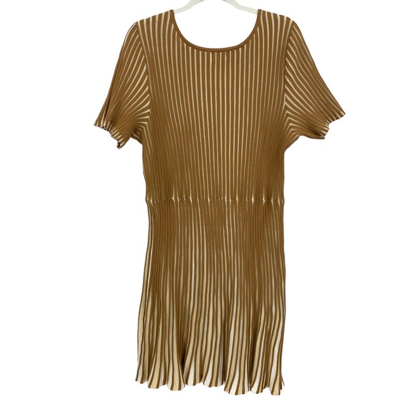 Lane Bryant Pleated Sweater Dress Sz 22/24 - Picture 2 of 16